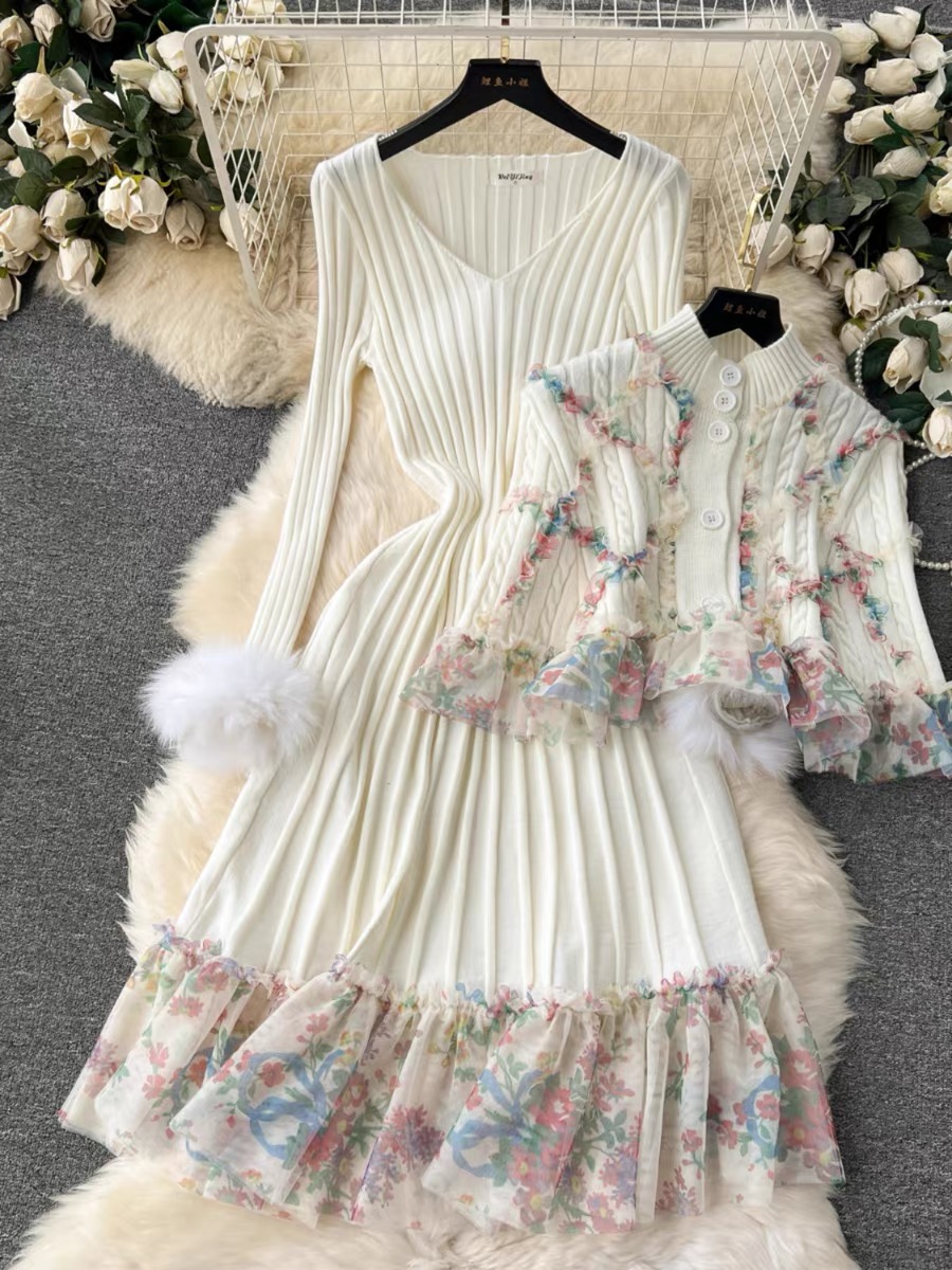 One warm night only knitted set KD236 images